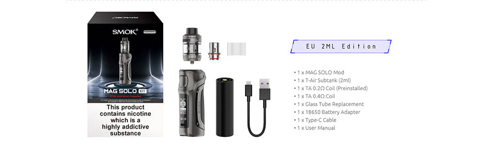 SMOK MAG Solo Box Mod Kit