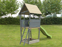 Load image into Gallery viewer, EXIT Aksent wooden play tower - grey
