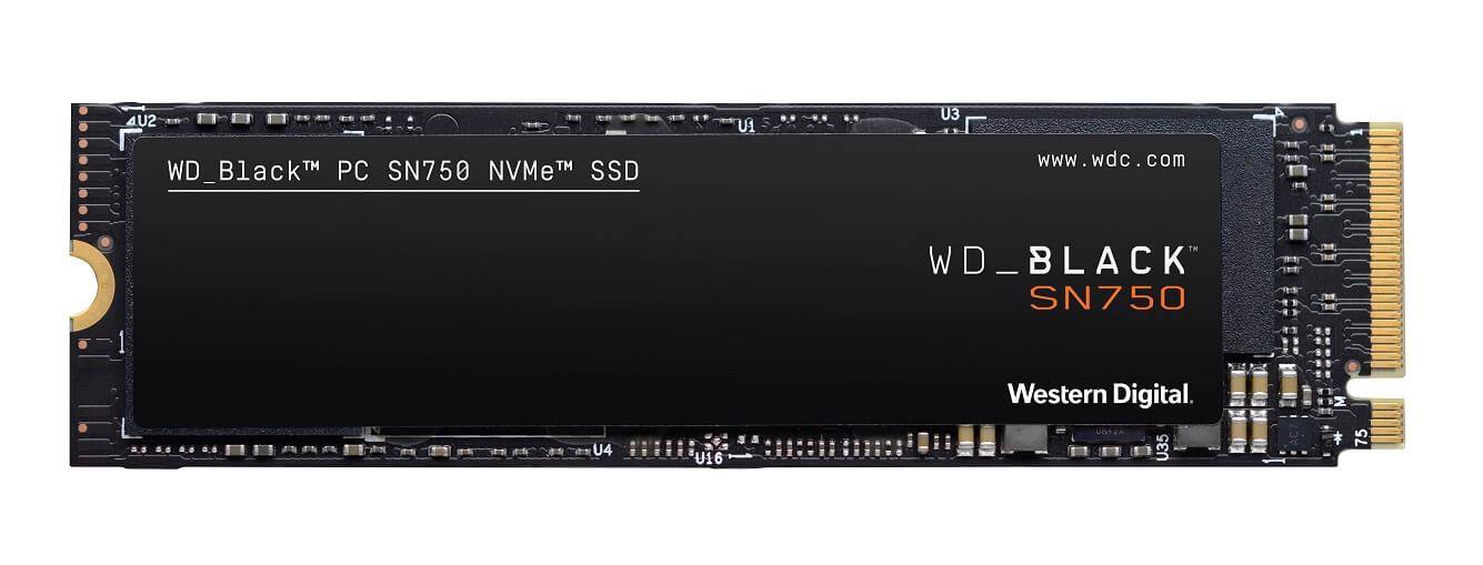 WD Black SN750 - 1TB M.2 PCIE 3.0 x4 SSD - Without thermal sink – ESP-Tech