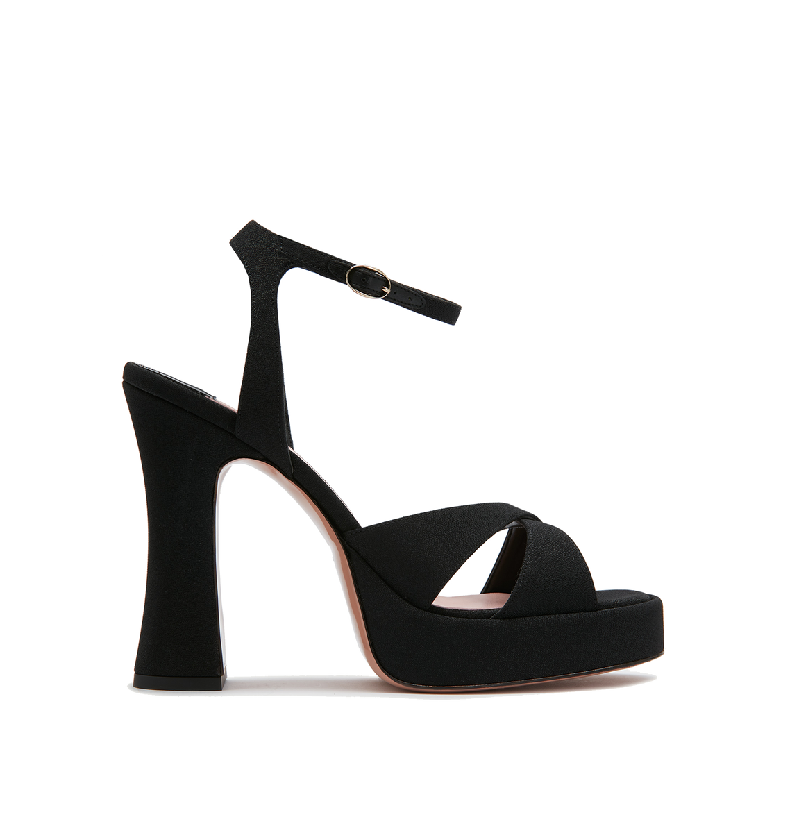 Pīferi - Miranda 125 Black Platform Sandals, Vegan made Divine – PĪFERI