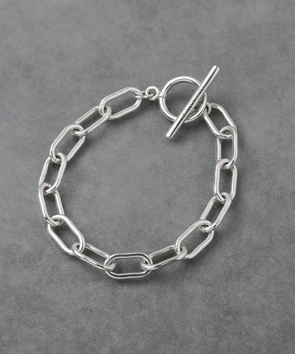 ISOLATION / アイソレーション】Silver925 Curve Link Chain Bracelet