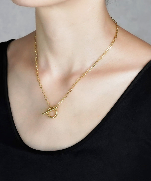 ISOLATION / アイソレーション】SV925 Cut Chain Necklace (60cm