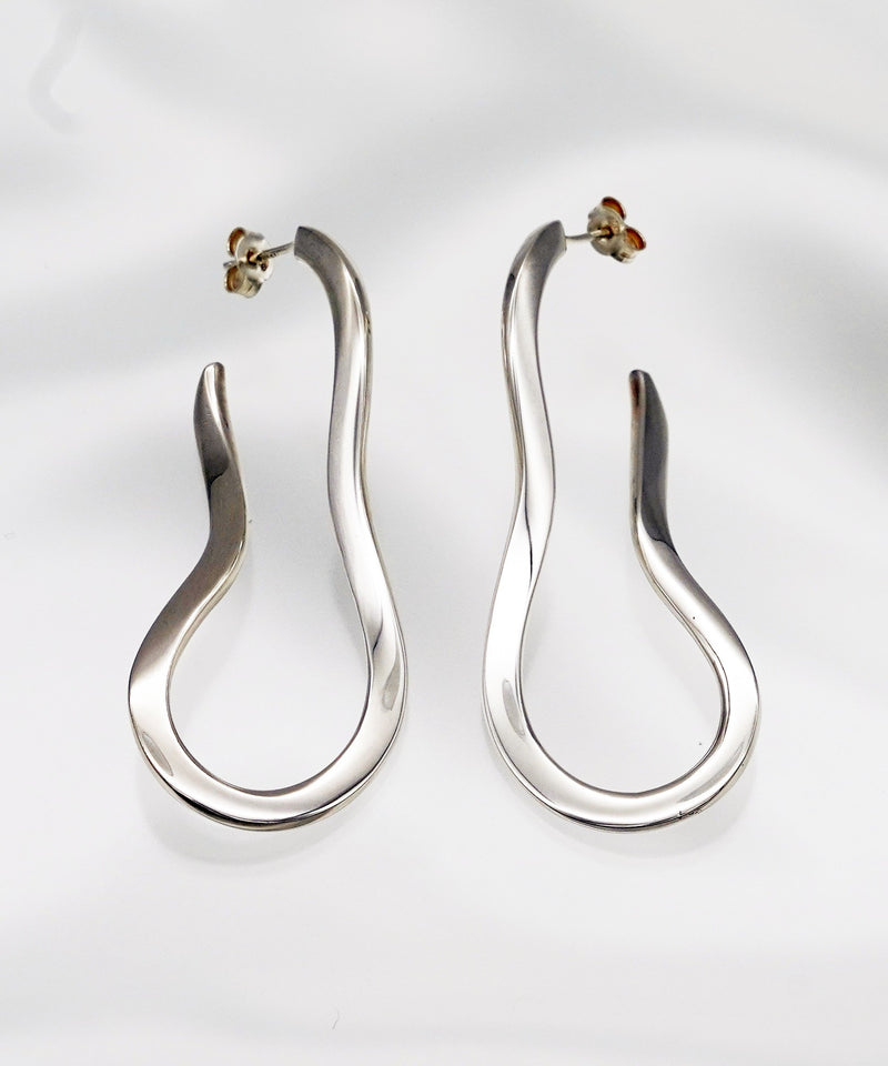 【blanc iris/ ブランイリス】Haricot collection Sterling Silver Pierce / ピアス