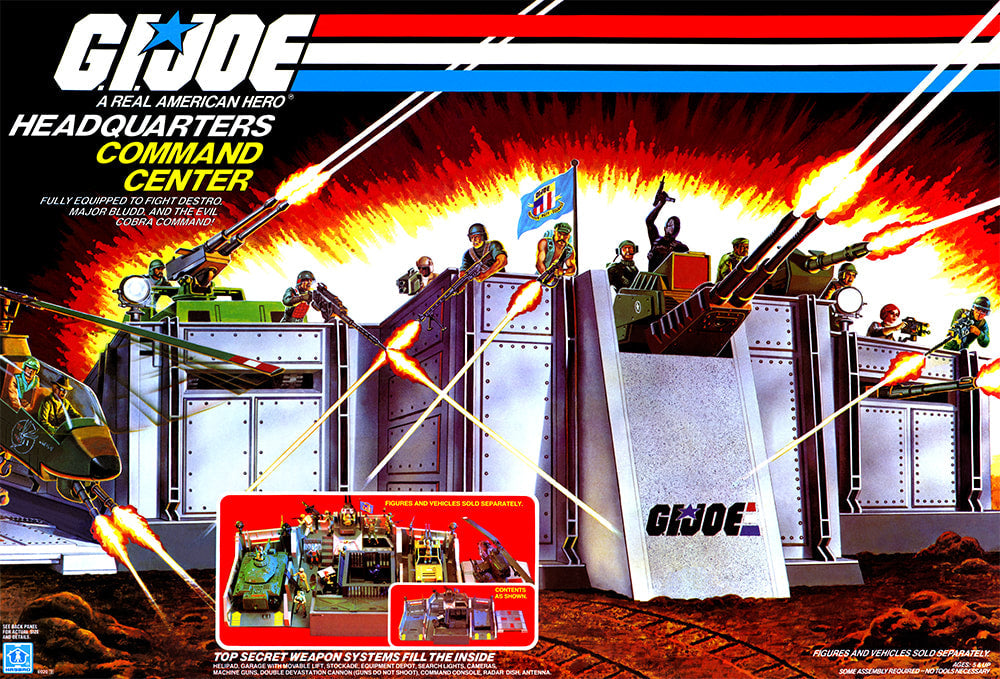 GI Joe 1983 Headquarters Command Center (PARTS ONLY, SEE LISTING)