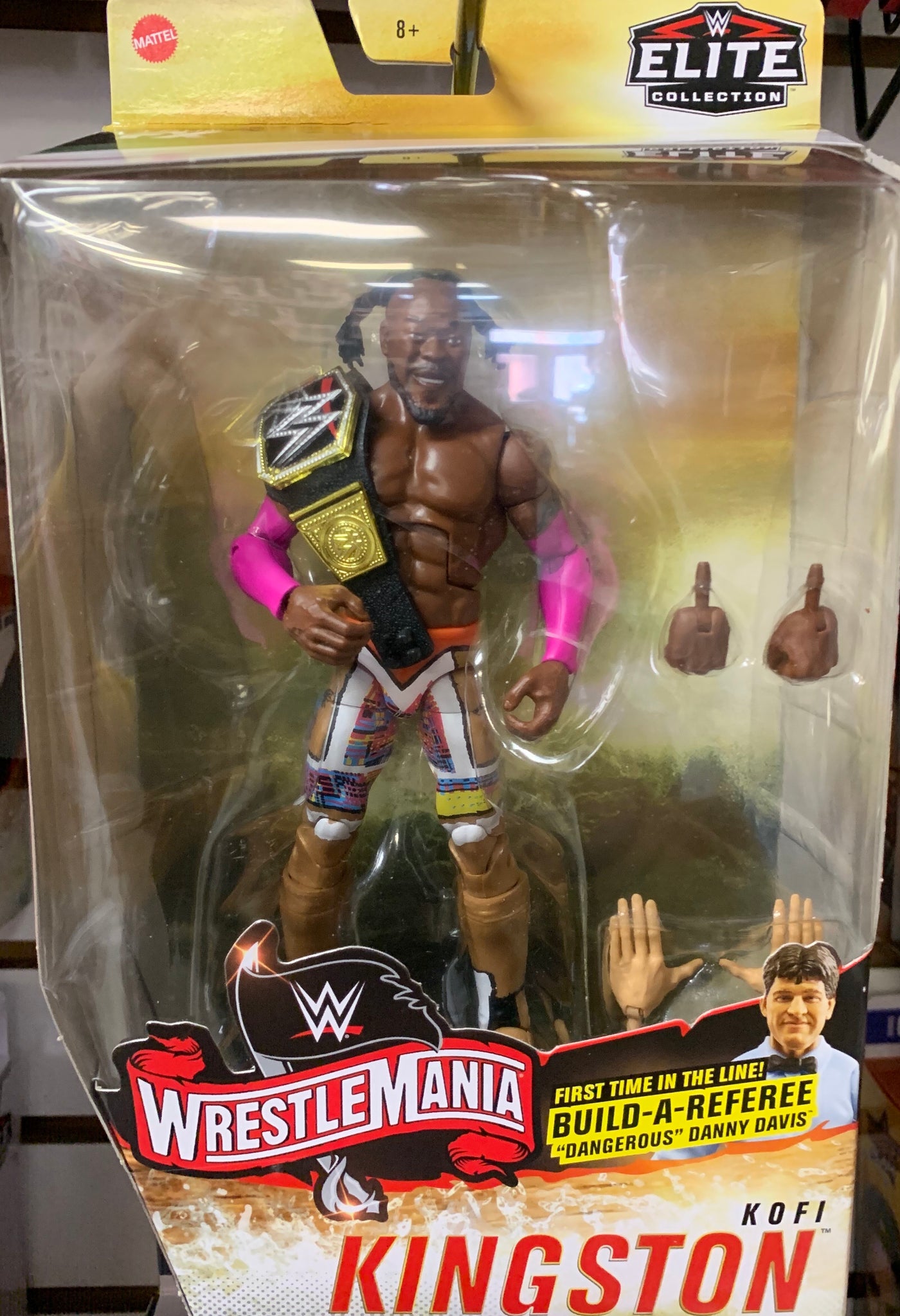 kofi kingston wrestler toy