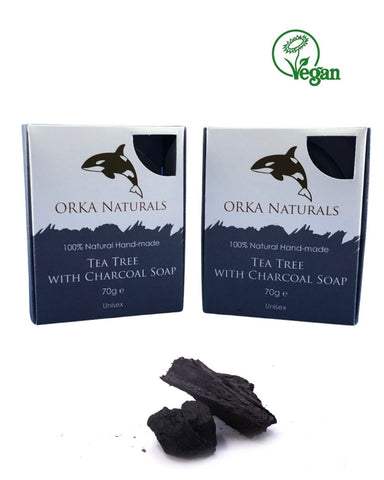 Orka Naturals Tea Tree with Charcoal Soap