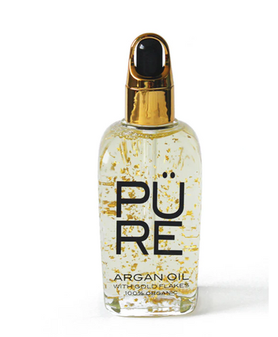 argan oil with gold