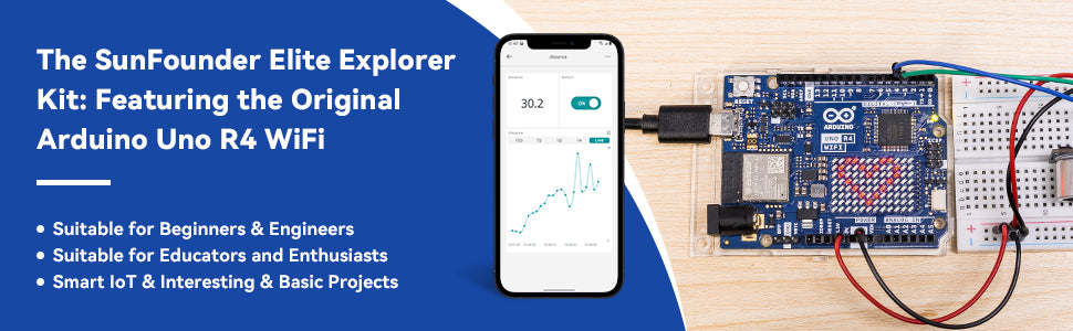SunFounder Elite Explorer Kit with Official Arduino Uno R4 WiFi
