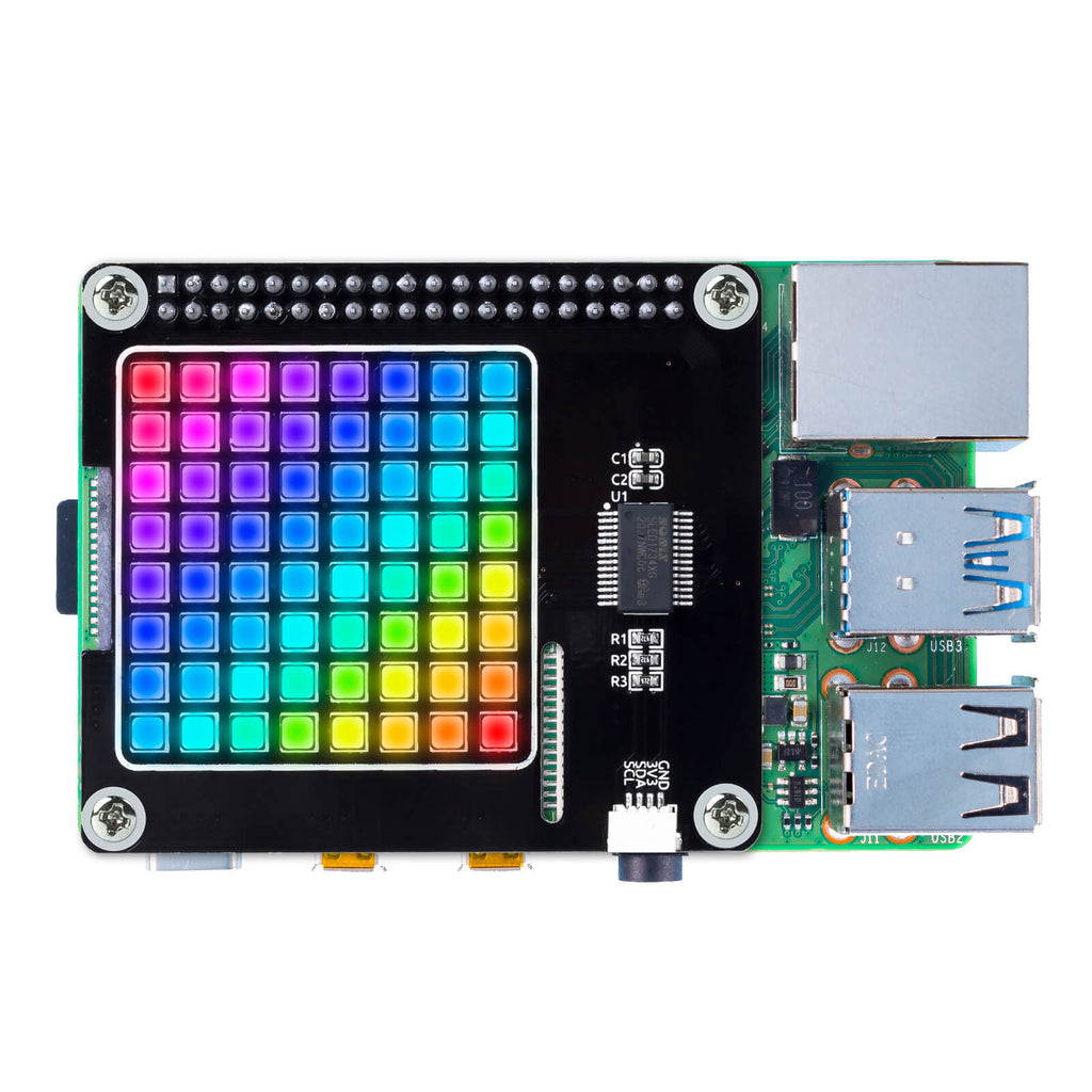 8x8 Pixels RGB Dot Matrix LED Addressable for Ra