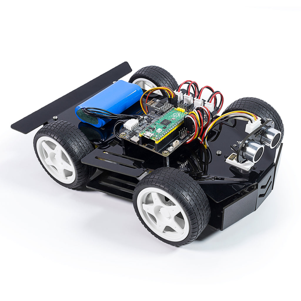 kort Reserveren Profeet SunFounder 4WD Robot Car Kit for Raspberry Pi Pico, Open Source& App Control