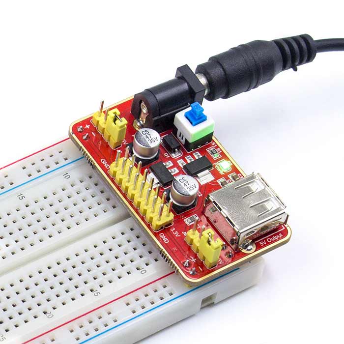 breadboard power supply module fritzing