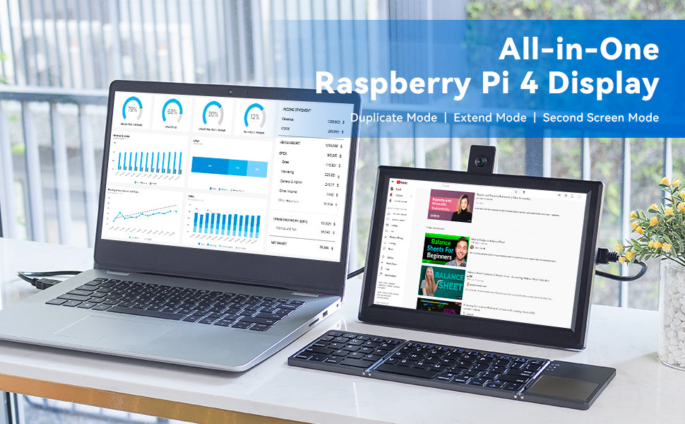 SUNFOUNDER Ecran Tactile Raspberry Pi 10 Pouces Ecran Tactile LCD IPS 10.1  HDMI 1280x800 pour RPi 400 4 Model B 3 Model B+ 3B 2B LattePanda Beagle