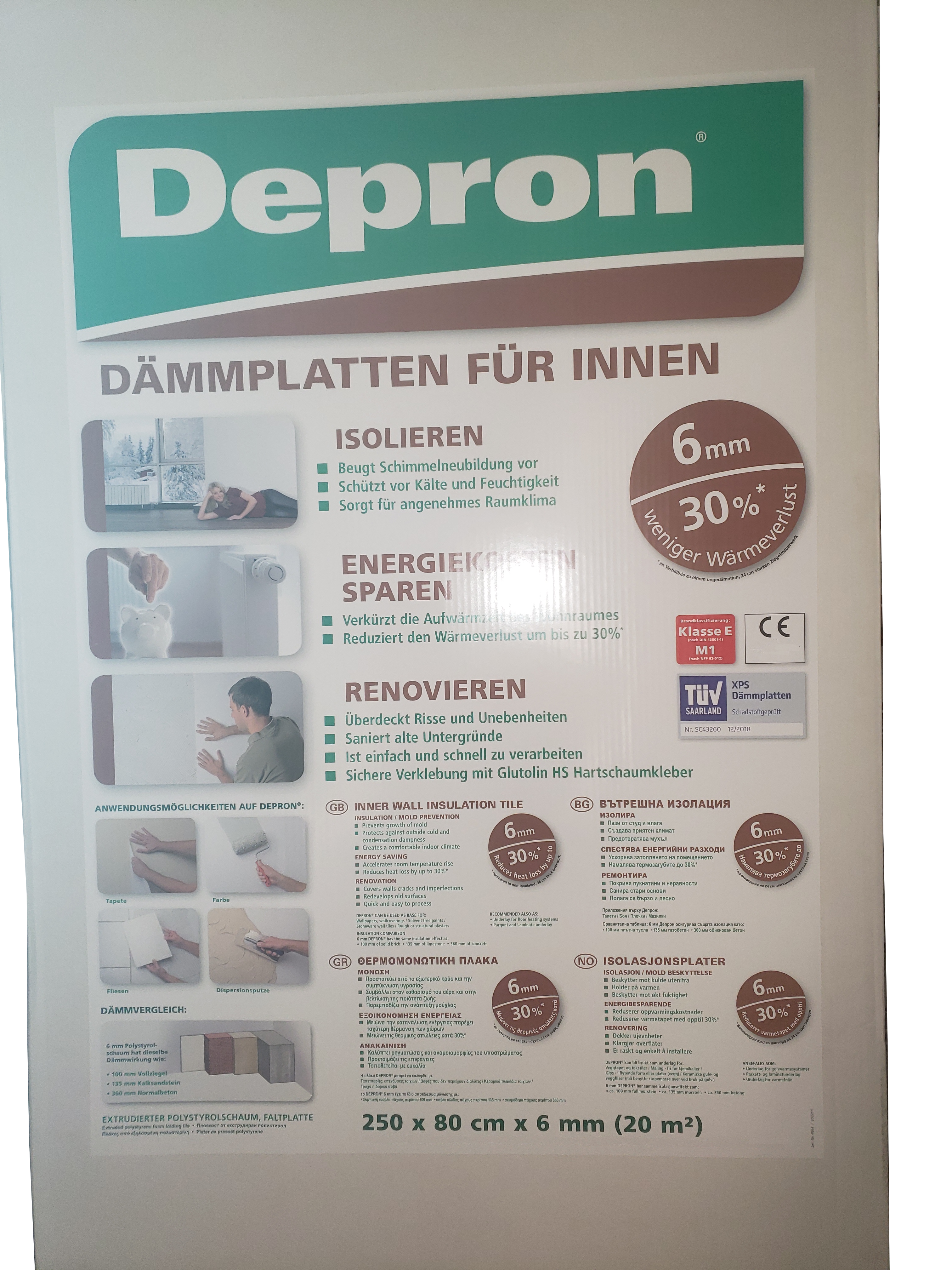 Buy Depron 6mm White Sheet 100x100CM, Direct Digital