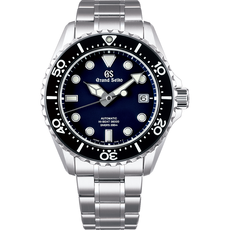 Grand Seiko Hi-Beat 36000 Blue Diver 200m SBGH289 Watch – Grand Seiko  Official Boutique