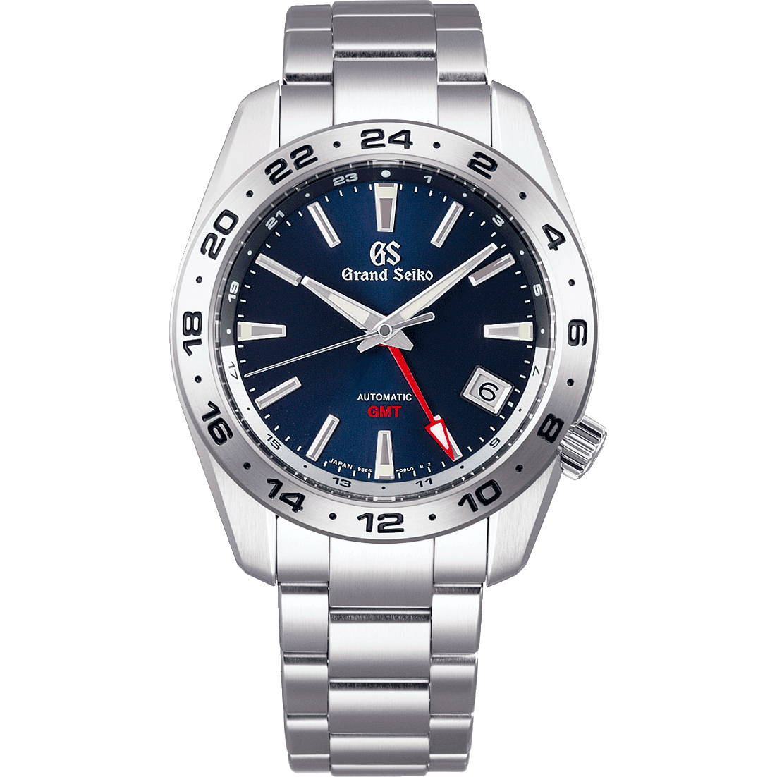 Grand Seiko Automatic GMT Blue SBGM245 Steel Sport Watch – Grand Seiko  Official Boutique