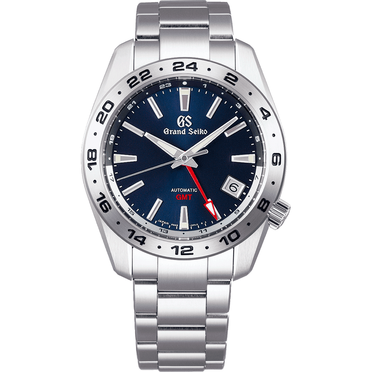 Grand Seiko Automatic GMT Blue SBGM245 Steel Sport Watch – Grand Seiko  Official Boutique