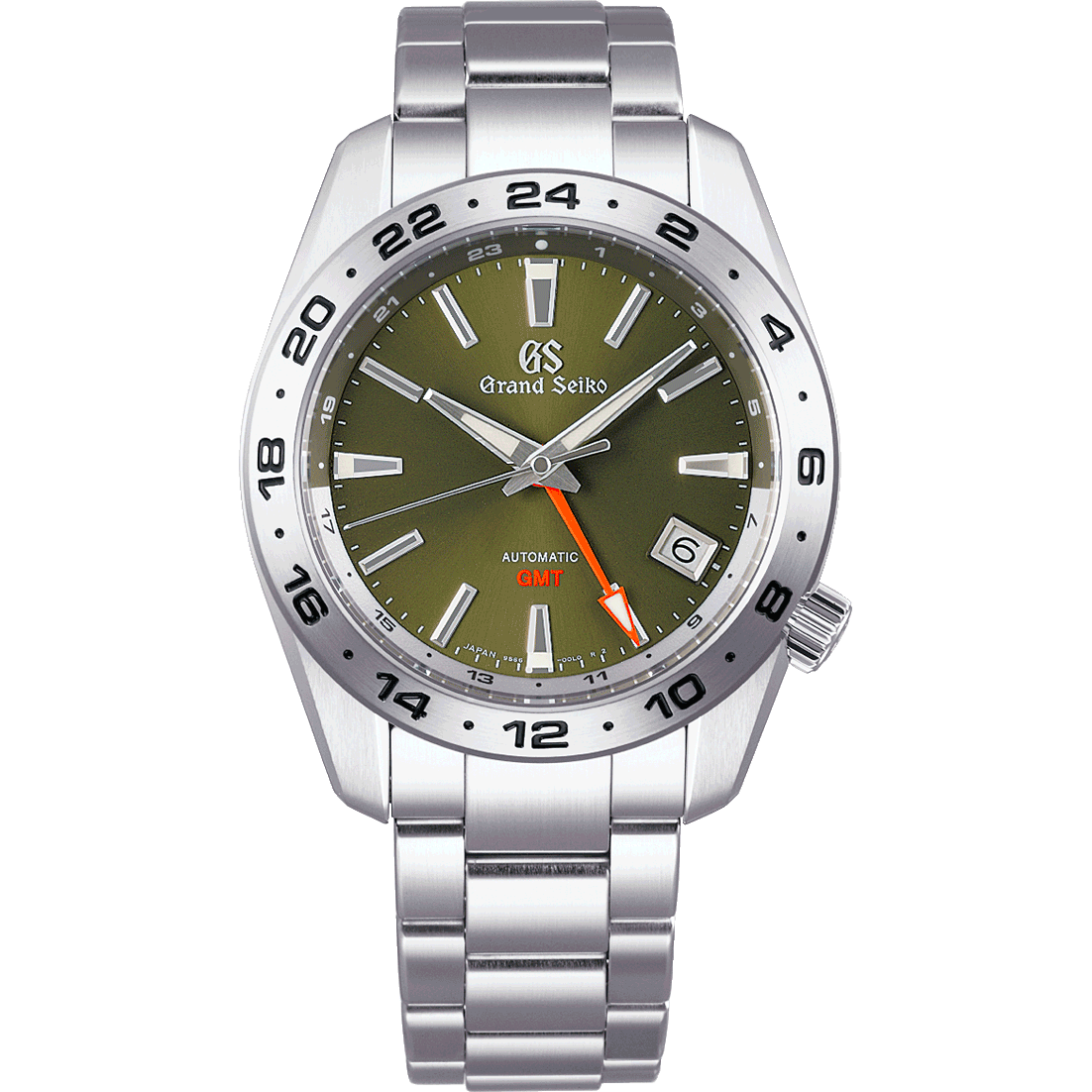 Grand Seiko Automatic GMT Green SBGM247 Steel Sport Watch – Grand Seiko  Official Boutique