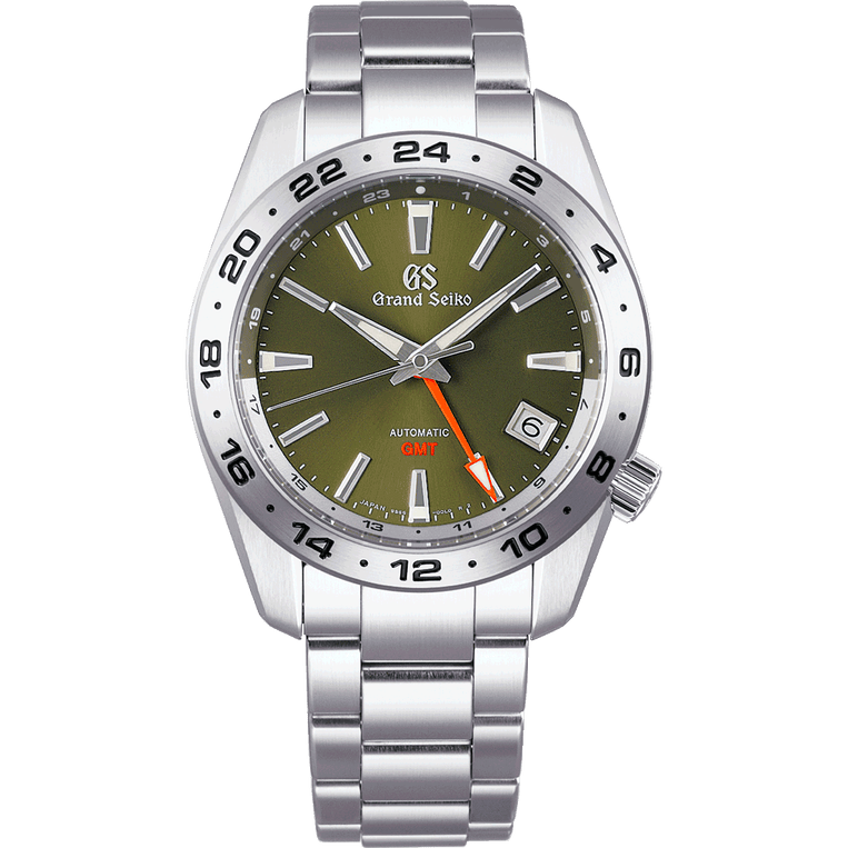Grand Seiko Automatic GMT Green SBGM247 Steel Sport Watch – Grand Seiko  Official Boutique