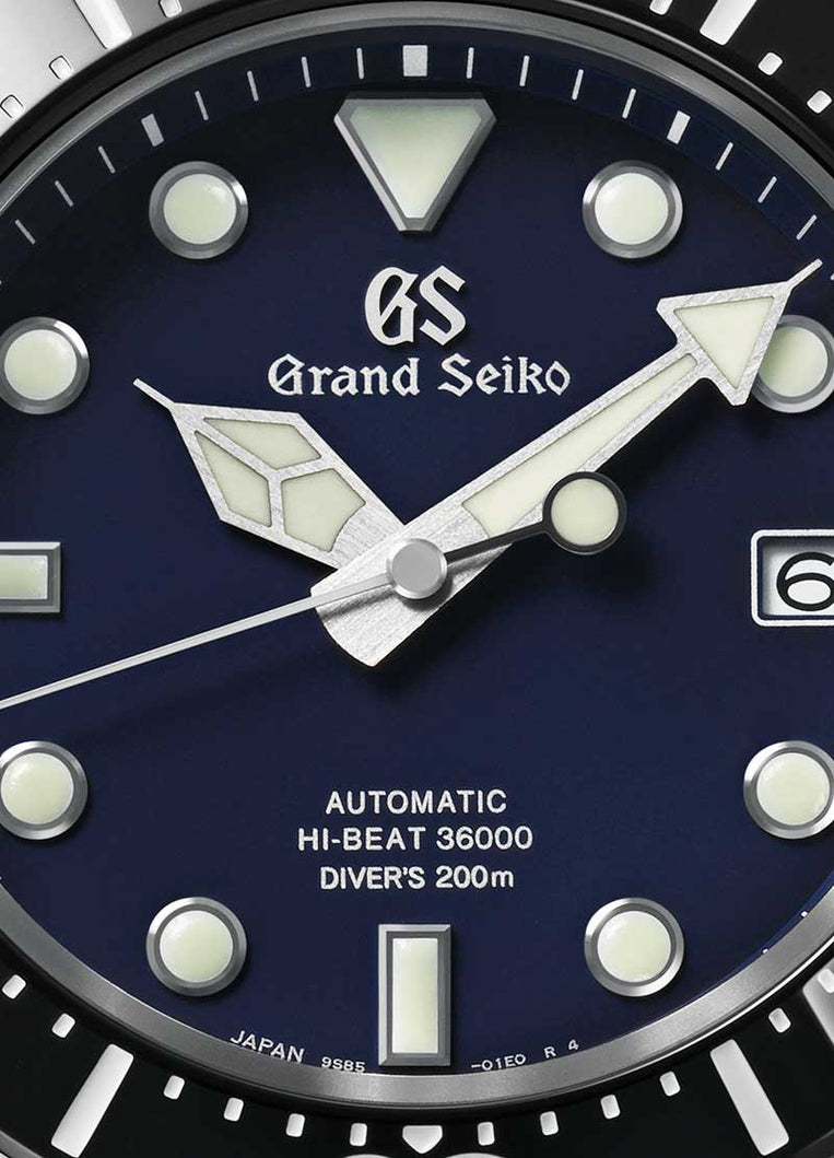 Grand Seiko Hi-Beat 36000 Blue Diver 200m SBGH289 Watch – Grand Seiko  Official Boutique