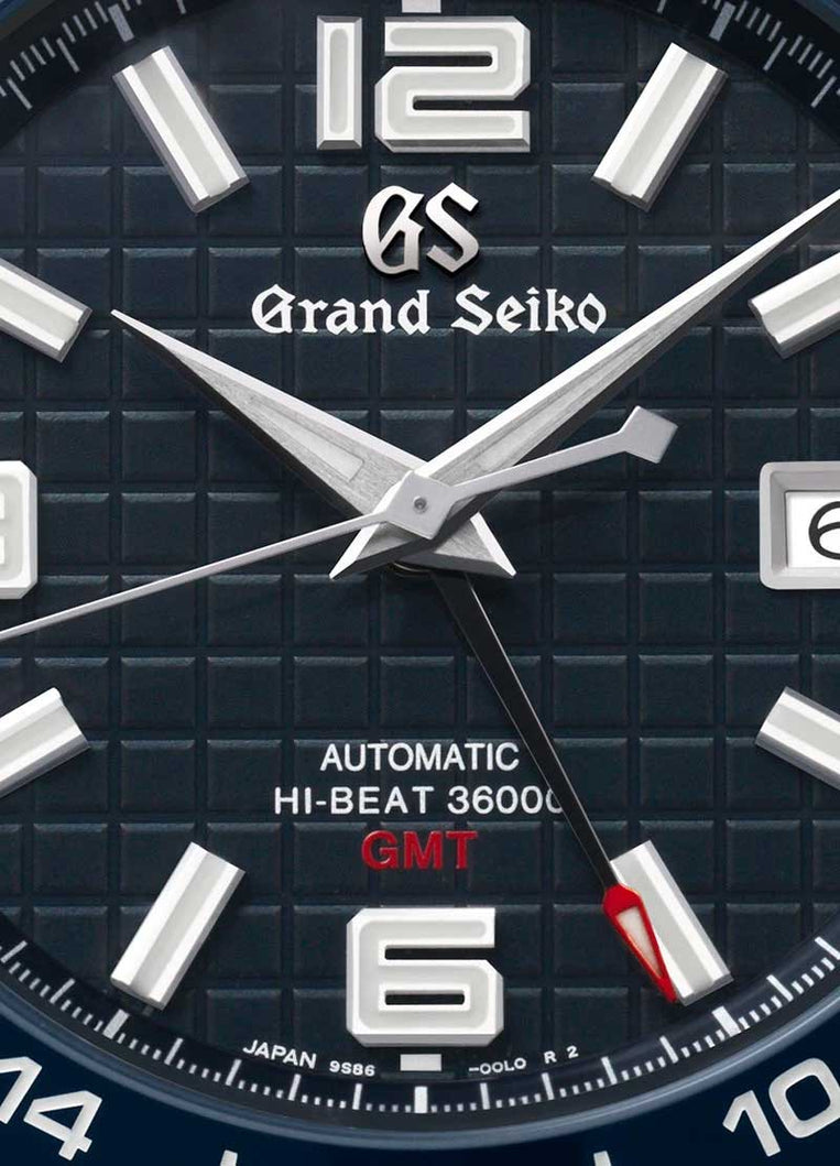 Grand Seiko Hi-Beat 36000 GMT Blue Ceramic SBGJ233 Sport Watch – Grand Seiko  Official Boutique