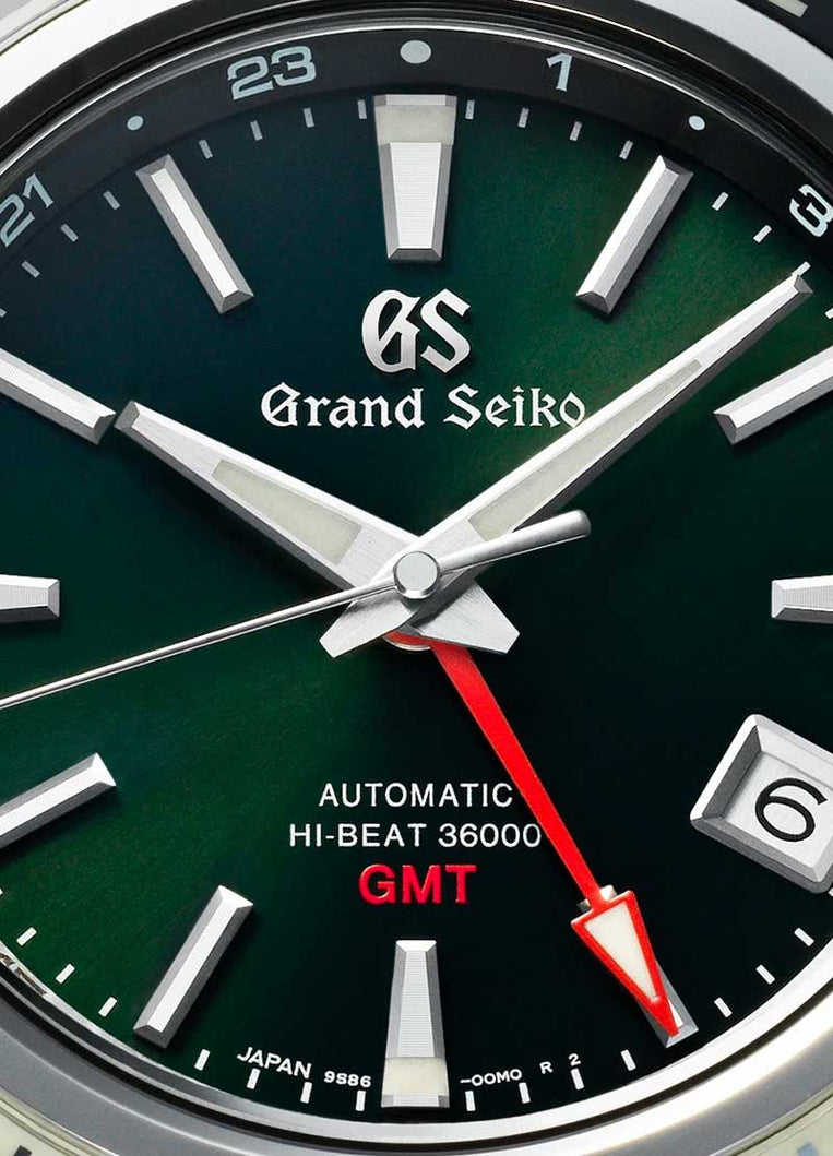 Grand Seiko Hi-Beat 36000 GMT Green SBGJ239 Sport Watch – Grand Seiko  Official Boutique