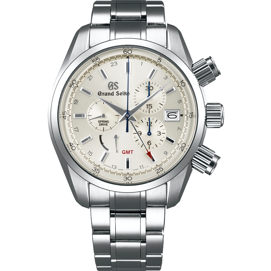 Grand Seiko Spring Drive Chronograph GMT SBGC201 Watch – Grand Seiko  Official Boutique