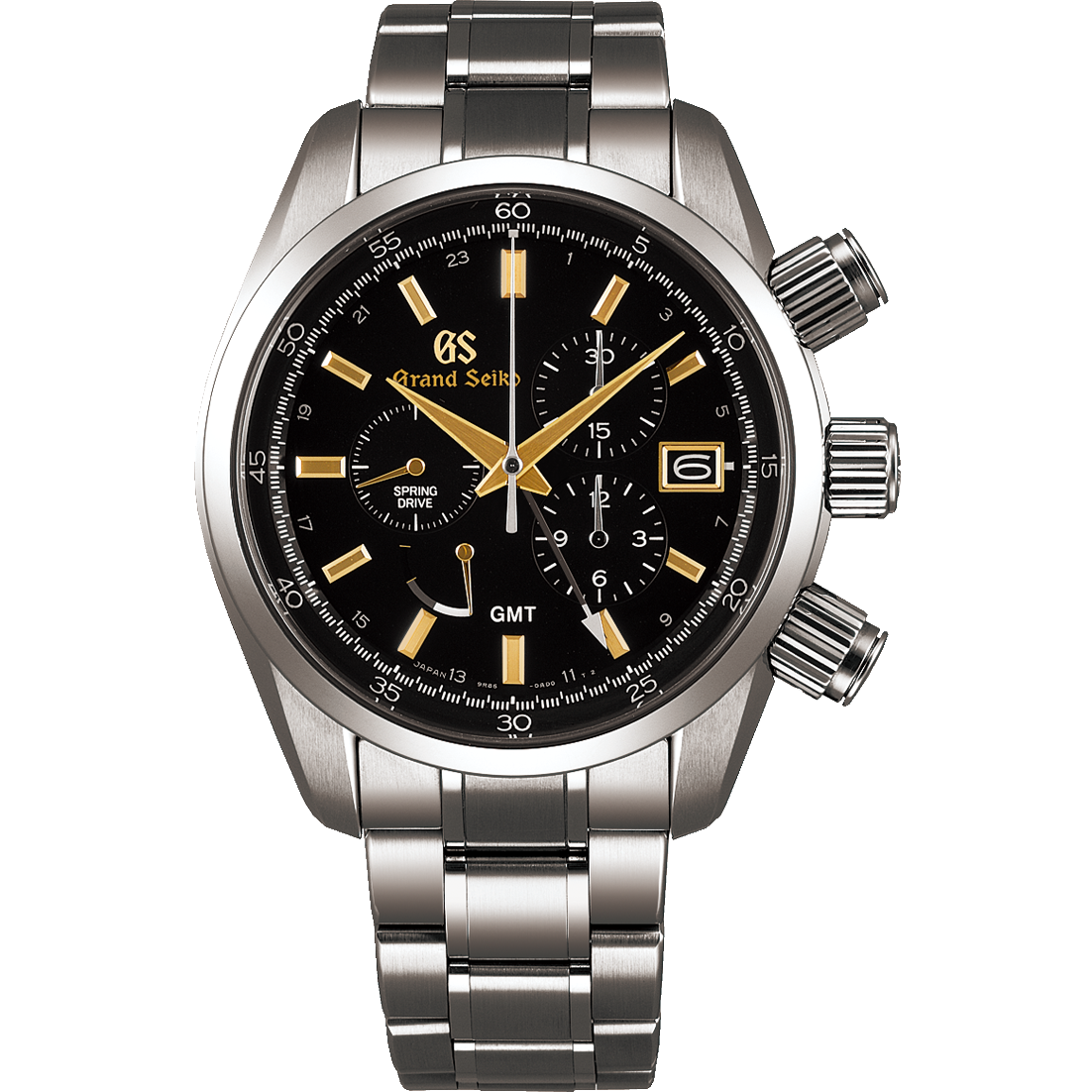 Grand Seiko Spring Drive Chronograph GMT Titanium SBGC205 Watch – Grand  Seiko Official Boutique