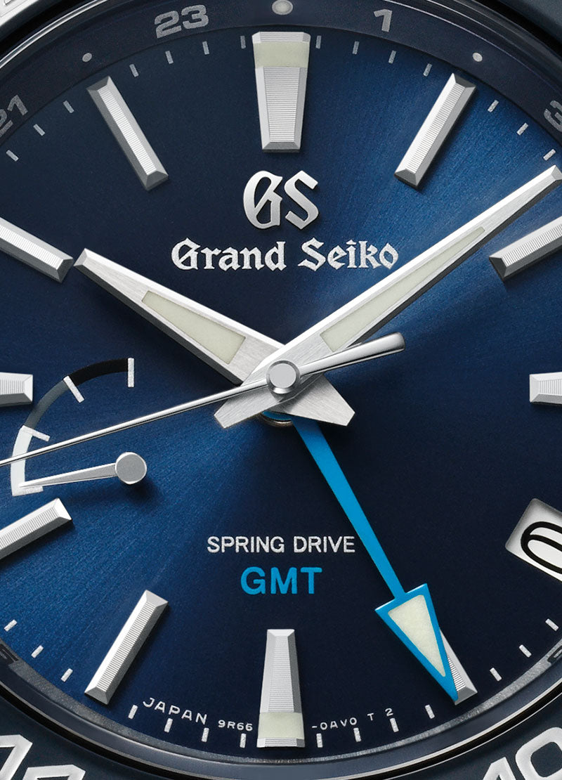 Grand Seiko Spring Drive GMT Blue Ceramic SBGE255 Sport Watch – Grand Seiko  Official Boutique