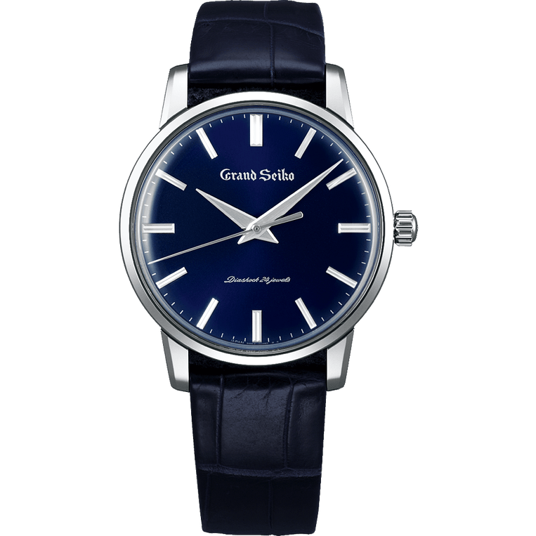 Grand Seiko Manual-Wind SBGW259 First GS Titanium Blue Watch – Grand Seiko  Official Boutique