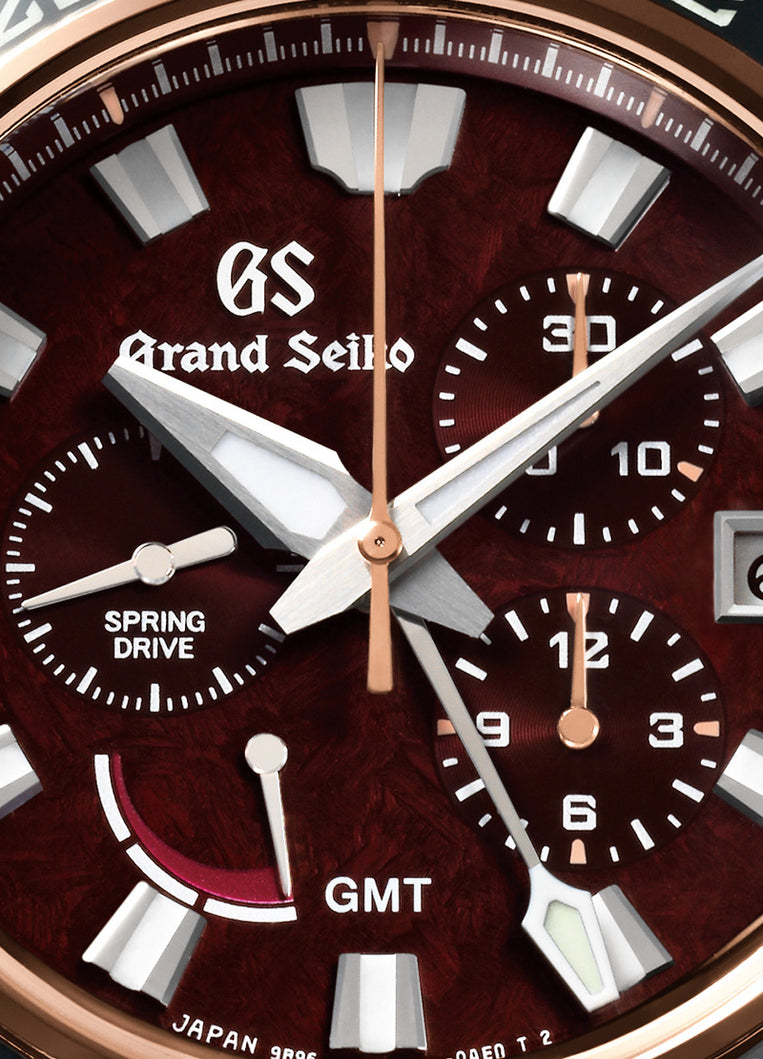 Grand Seiko Spring Drive Chronograph Rose Gold SBGC230 Watch – Grand Seiko  Official Boutique