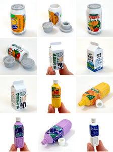 X 381592 Iwako Japanese drinks Erasers-DISCONTINUED