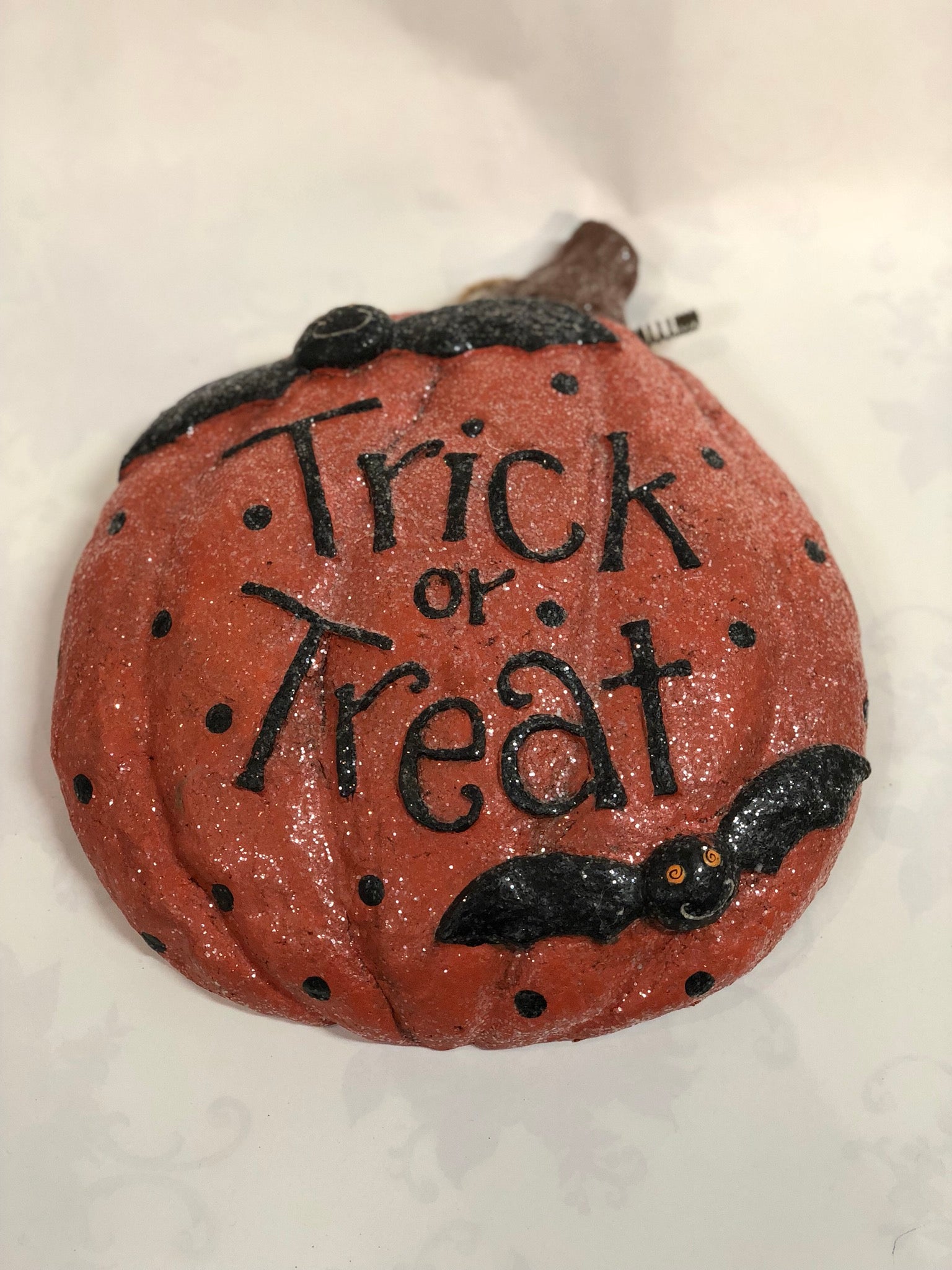 Trick or Treat Pumpkin Sign