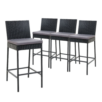 padded outdoor bar stools