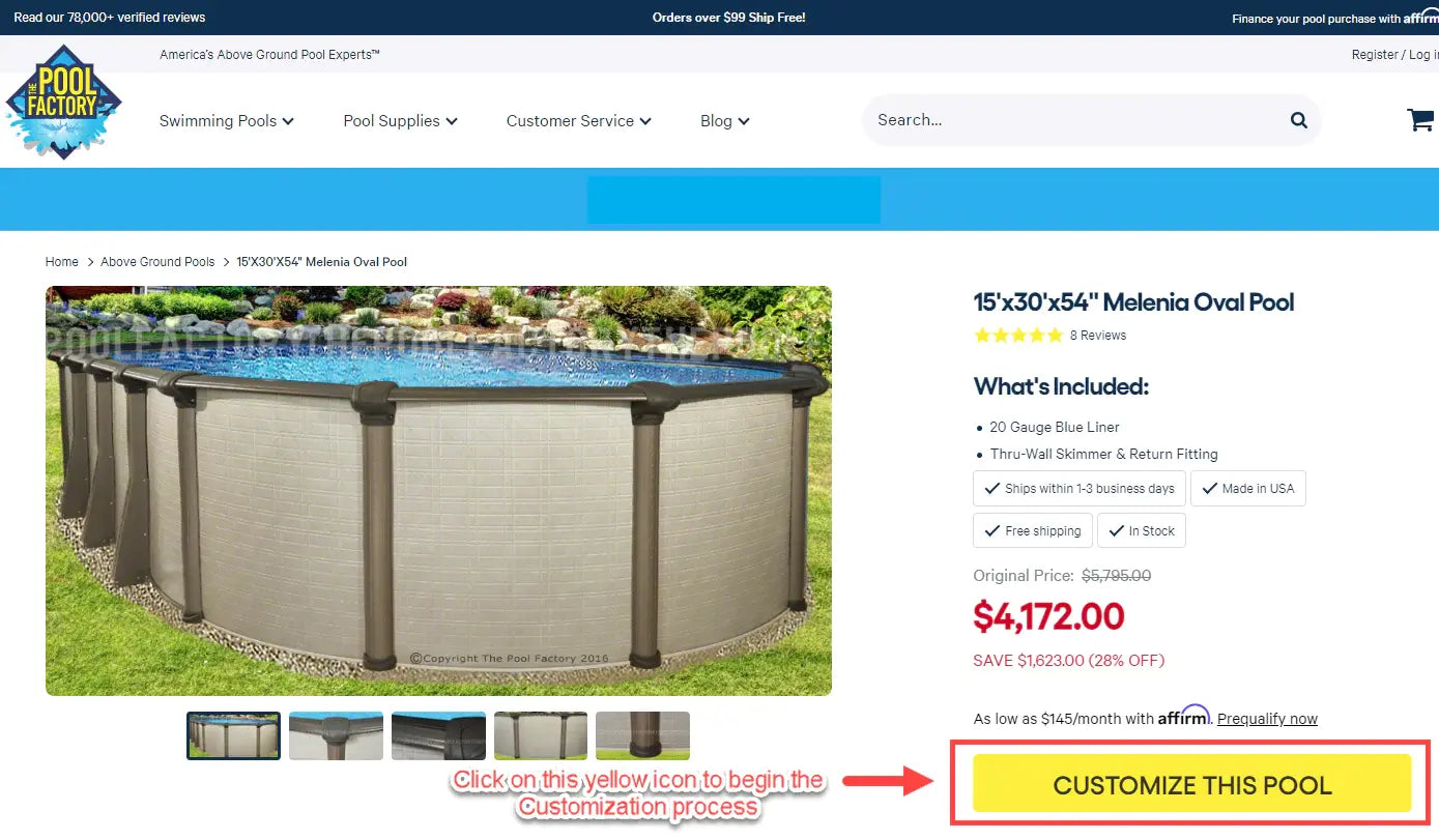 Customize This Pool