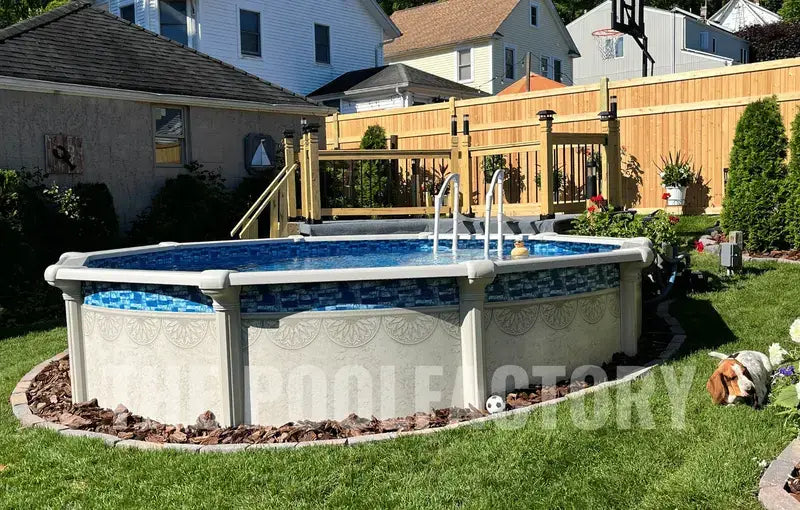 Hampton Round Above Ground Pool Overlap Liner