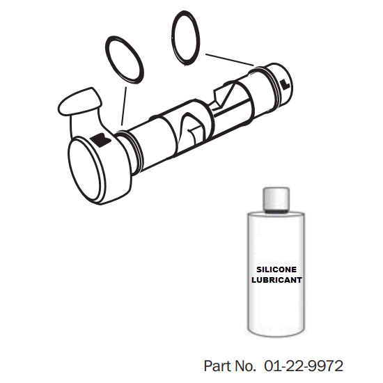 lubricate o-rings