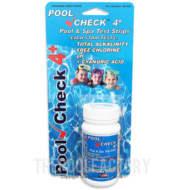 Pool Check 4 In 1 Chlorine Test Kit