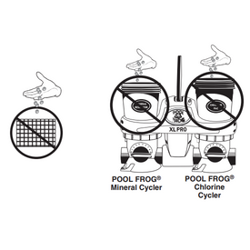 Pool Frog XL Pro Mineral System chlorine shock near skimmer