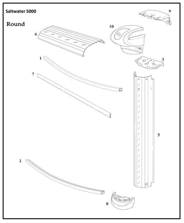 saltwater 5000 parts breakdown