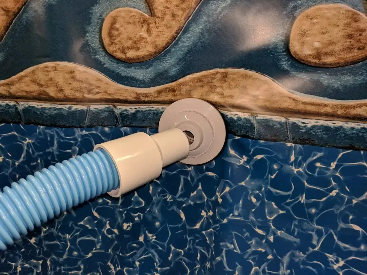 Vacuuming Your Above Ground Pool hose over water return