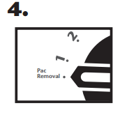 Pool Frog Inground Mineral System Turn dial to Pac Removal