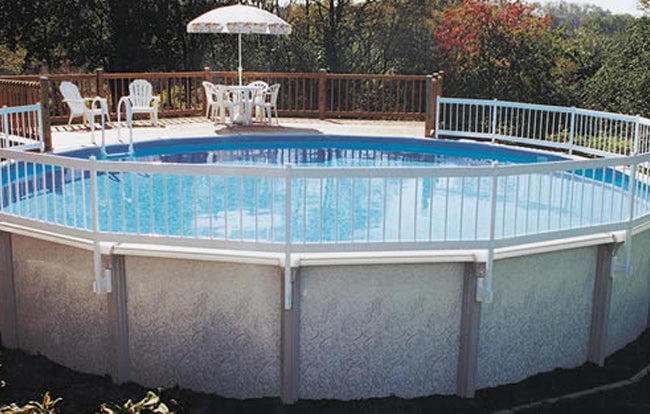 above ground pool fence