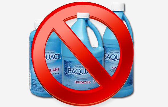 Discontinue using Baquacil to Chlorine