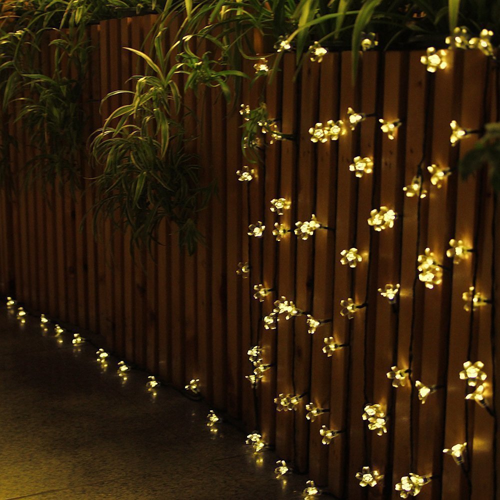 Solar Powered 50 LED String Lights