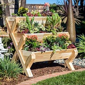 CedarCraft Cascading Garden Planter - 3 Tier