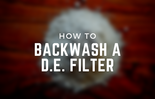 How to Backwash a DE Filter