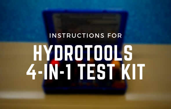 Instructions for Hydrotools 4-in-1 Swimming Pool Test Kit