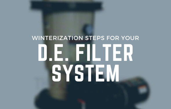 D.E. Pool Filter System Winterization Steps