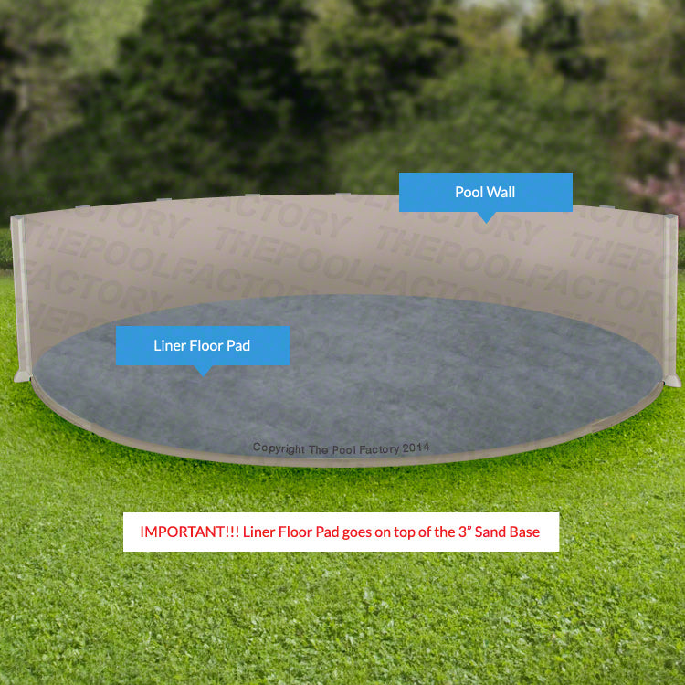 Pool Liner Floor Pad - Product Review - The Pool Factory