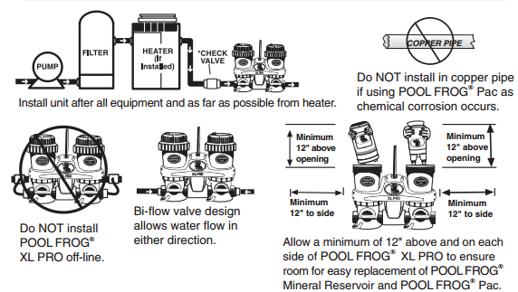 Pool Frog XL Pro Mineral System Installation